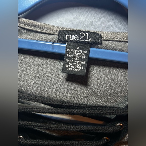 Rue 21 lace up top, small - Picture 5 of 5